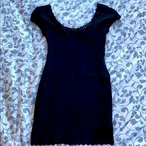 Beautiful Black Scoop Neck 2008 Spring Dior Dress